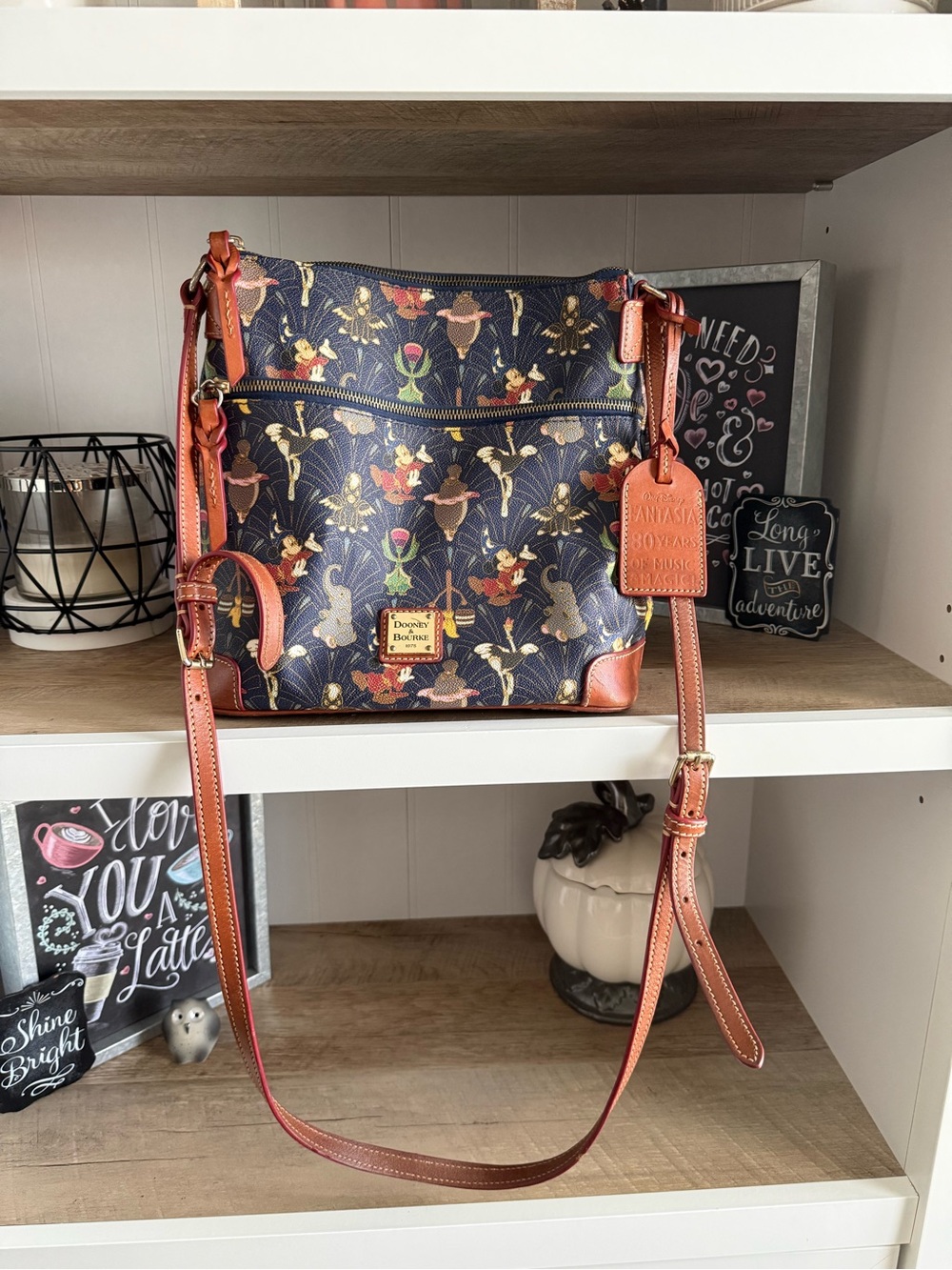 Dooney & Bourke Disney Fantasia 80th Anniversary Crossbody Bag - Picture 2 of 7